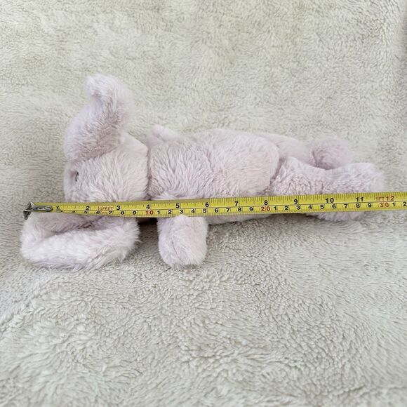 SL Home Fashions Pink Elephant Plush Furry Sewn Eyes 12" Stuffed Animal Lovey - Picture 5 of 5